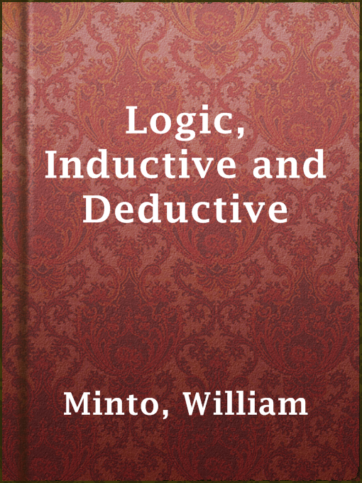 Cover image for Logic, Inductive and Deductive